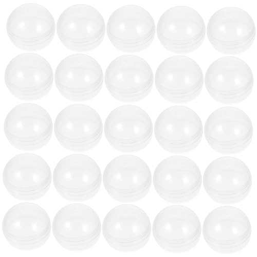 JOINPAYA Round Small Fillable Balls Plastic Empty Ball Twisting Toy Ball Boys and Girls Toys Storage Capsules