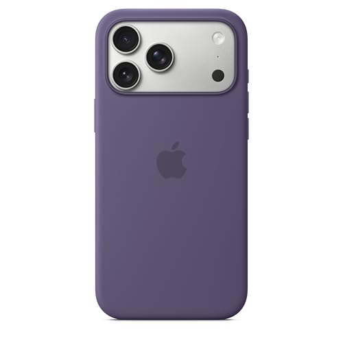 Image of Apple iPhone 17 Pro Max Silicone Case with MagSafe and Camera Control: Lightweight Phone Case, Wireless Charging Compatible, Smooth Matte Finish; Purple Fog