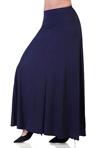 Image of Sports Women's Classical Flared Long Maxi Skirt