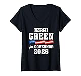 Women's Jerri Green 2026 for Governor of Tennessee V-Neck T-Shirt