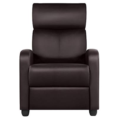 Yaheetech Recliner Chair Home Thether Seating Sofa Black/Brown/Gray/Beige from 