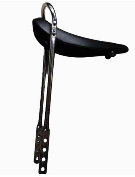 Selle De Vélo 20 Banane étincelante Rouge Avec Bande Argentée - Neuf Sous Emballage