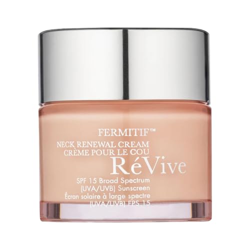 RVive Fermitif Neck Renewal Cream SPF 15 Neck Tightening Cream for Lifting & Smoothing Daily Neck Firming Moisturizer with Bio-Renewal Peptide & Bio-Firming Peptide 2.5 oz