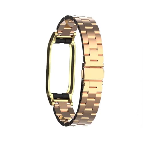 Image of Compatible with Fitbit Luxe Bands,Stainless Steel Metal Replacement Strap Wrist Band Compatible for Luxe Fitness Tracker