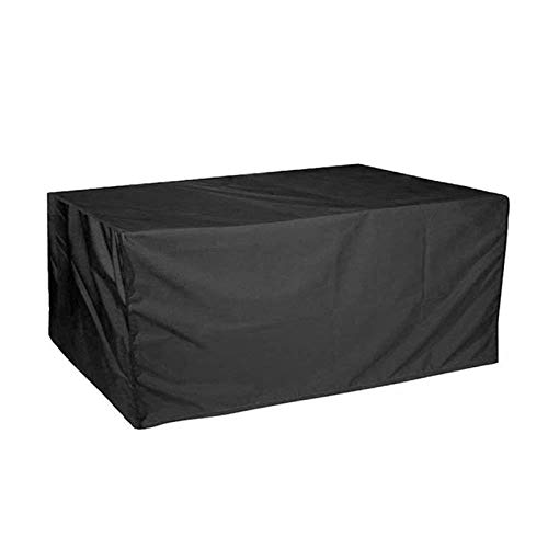BWBG Funda para Muebles De JardíN, Cubierta De Muebles Rectangular Prueba De Polvo Viento/Nieve Cubierta De Mesa De Exterior Impermeable, Anti-UV- 330 * 213 * 58cm Cover