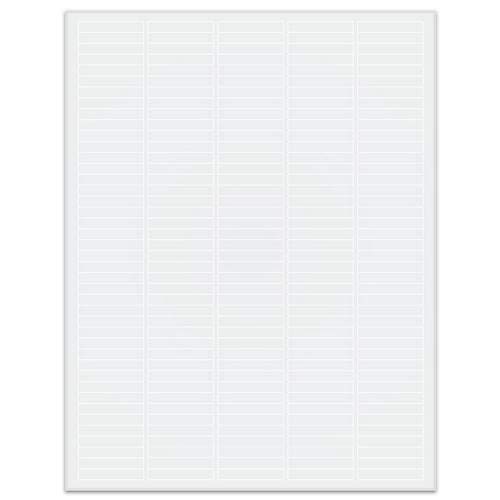 RCL-17T1-WH, Cryo Laser Labels 1.5" x 0.25" / 38.1mm x 6.35mm (4 Packs of 3360 Labels)