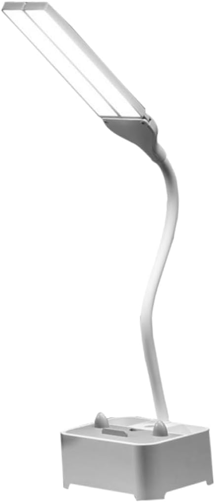 Gadpiparty Dual Light Sources Table Lamp Eye Protection Reading Light USB Portable Desk Lamp for Study and Home