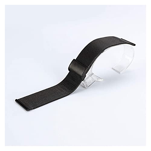 Bracelet de montre universel acier inoxydable argenté 16mm 18mm 20mm 22mm