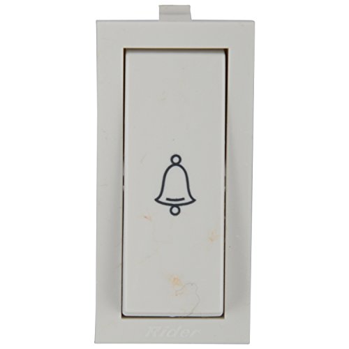 Image of Anchor Rider Bell Switch Slim 47104, White, 6A 240V