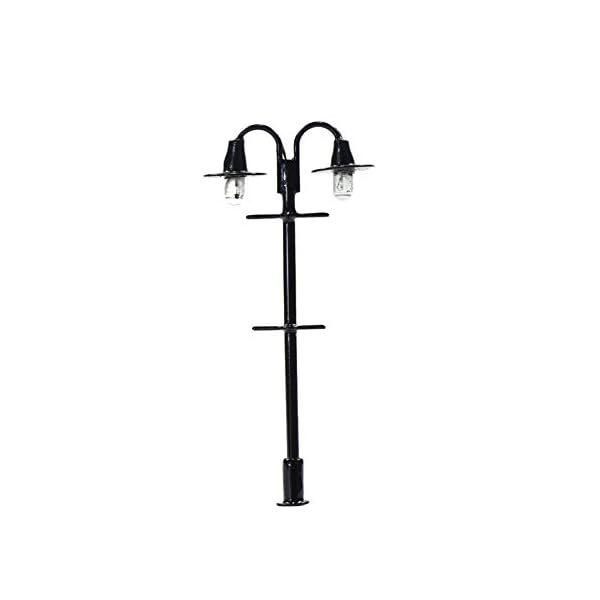 Evemodel 10Stk. Modellbahn Laternenpfahl Minigartendekor Spur N 1: 160 Straßenlaternen Lampen 5.5 cm 12V – Bild 4