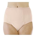 3-Pack Women's Super Absorbency Incontinence Panties Beige 2X (Fits Hip 45-48")