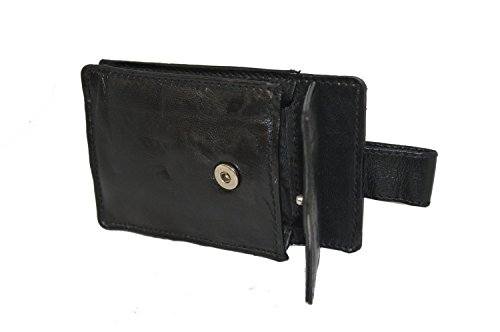 Id Holder with Belt Loop and Snap Pocket - Genuine Leather3