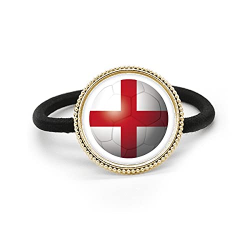 Diadema de metal Inglaterra con bandera de San Jorge y tocado de goma cómodo 1