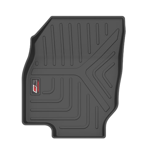 Image of GFX TPV Premium 3D Life Long Car Floor Mats Compatible With Taigun /Kushaq (2021) Onwards And Slavia /Virtus (2022) Onwards Automatic & Manual,Black
