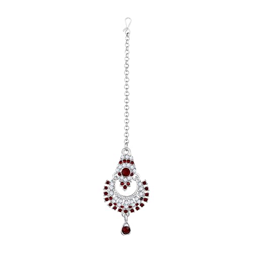 Image of Atasi International Delightful Rhodium Silver Plated Alloy Choker Necklace Set For Women