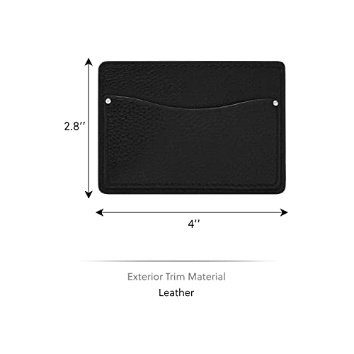 Image of Fossil Men's Anderson Leather Slim Minimalist Card Case Wallet, Black, (Model: ML4575001)