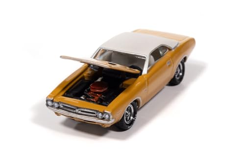 Modelo a escala 1/64 Johnny Lightning 1971 R/T Butterscotch miniatura 2
