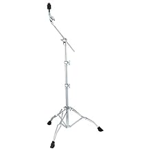 Double braced cymbal stand with QC8 Cymbal Mate The ergonomic T-bolt wing screws are made of cast iron, so everything can be easily locked and adjusted comfortably. Quick Set Cymbal Mate for easy adjustability Weight: 3.4 kg. Chrome plated