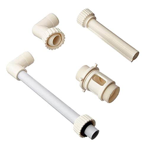 Happyyami 2 STK pooldekorationen deko für Pool zubehör für Pool Schwimmbeckenbrunnen Pool zubehör Poolbrunnenrahmen springbrunnen für Pool sprühwischer Schwimmbad brunnen Niedergang Weiß – Bild 4