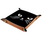 MULTI DESIGN Surtble per archiviazione e gioco. Questo vassoio quadrato con 4 bottoni automatici agli angoli è facile da piegare e aprire. È la scelta perfetta per evitare che i tuoi dadi si muovano durante i giochi. Perfetto per sistemare ordinatamente la tua chiave orologio gioielli tappi per le orecchie cellulare cosmetici per monete pennelli per il trucco penne occhiali bottoni perline strumenti artigianali semi e altri piccoli oggetti che di solito sono sparsi ovunque.