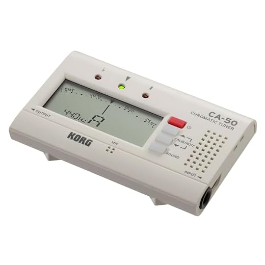 Korg CA-50 - Afinador de bolsillo cromado