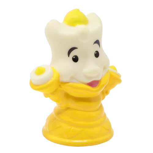 Fisher-Price Pieza de repuesto para colección Little People Princess Castle Palace Playset inspirado en La Bella y la Bestia CDH84 - Figura de repuesto de vela cantante Lumiere
