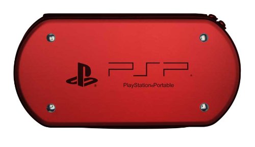 SCE official licensed products aluminum pouch for PSP Red