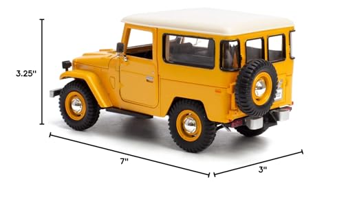Motormax Toyota Land Cruiser FJ40 1:24 Amarillo miniatura 7