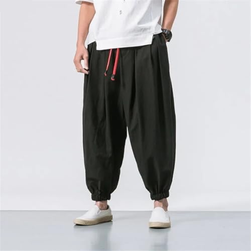 Zadaos Men's Harem Pants Loose Streetwear Casual Trousers Japanese Kimono Sweatpants3