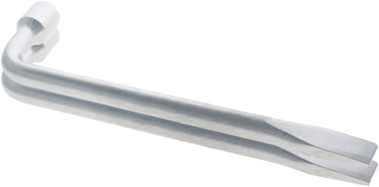 Auniwaig 0.67-Inch Tire Iron Nut Wrench Spare Tire Lug Spanner, L Shape Hexagon 17mm,Slotted End Socket Repair Tool 2pcs