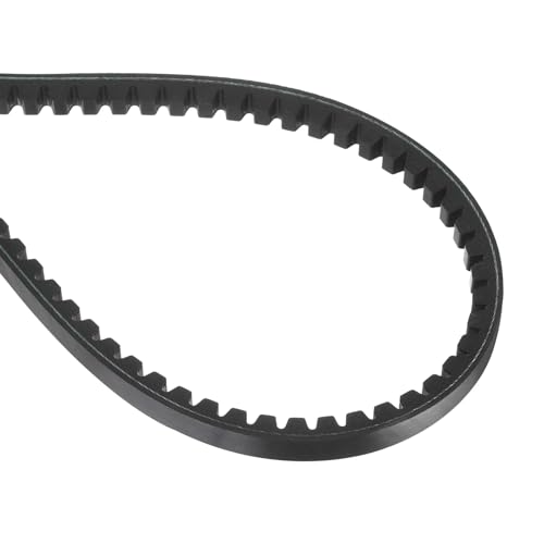 uxcell BX150 EPDM V-Belt, Raw Edge Cogged Industrial Rubber V Belt 0.67" Width x 150" Inside Circumference