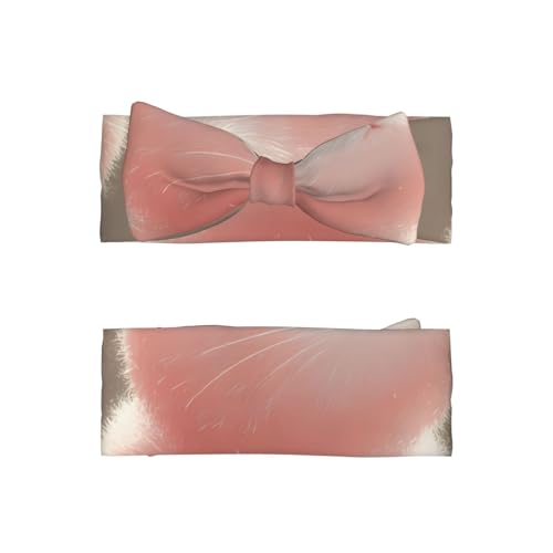 Dazed Kitten Picture Baby Bow Headband Super Stretchy Soft Bows Hair Accessories for Newborn Infants Toddlers Kids Girls2