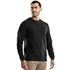 Wrangler Men's Jersey Knit Long Sleeve Henley T-Shirt, Jet Black, 3XL #4