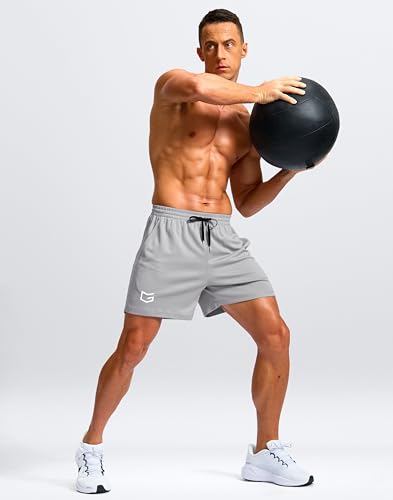 Image of G Gradual Men's Athletic Workout Shorts with Pockets 5 inch /7 inch /9 inch Lightweight Quick Dry Gym Basketball Running Shorts for Men