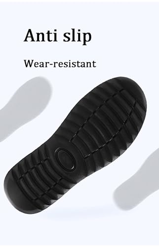 Men’s Leather Slip-On Loafers Breathable Perforated Dress Casual Shoes with Lightweight Cushioned Sole4