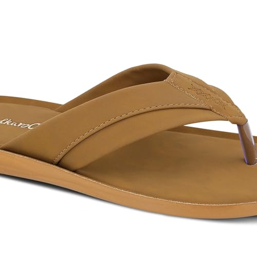 Image of WALKAROO Men's Sandals|Flip Flop Sandal For Men's|Light Weight and Comfortable|Perfect casual Wear|WG5127