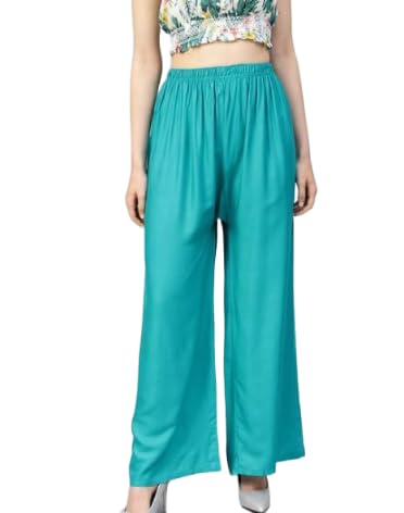 kanna fabric Stretchable, Elegant and Easy Wash-Ankle Length Women Chikan Palazzo 26 inch -36 inch Freesize-picture-17