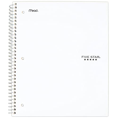 Five Star Spiral Notebook, 3-Subject, Wide Ruled Paper, 10-1/2" x 8", 150 Sheets, Harvest Yellow (930011CJ1) #1