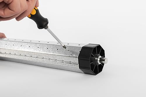 Schellenberg 80300 Walzenhülse Maxi für 60 mm Achtkantwellen, SW 60, 72 mm Länge, Bolzen 12 mm Durchmesser (Packung mit 4)