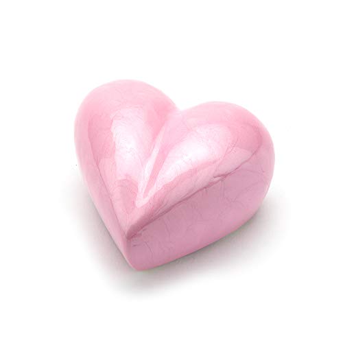 Urns UK Keepsake Urn Pink 5" Margate Heart-Urna para Cenizas de cremación, Corazón Rosa, 5 Pulgadas Cover
