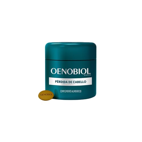 OENOBIOL Pérdida de Cabello, Cola de caballo, biotina y vitaminas B y C, Ayuda a mantener el cabello y favorece su crecimiento, Ayuda a mantener la densidad del cabello, 60 cápsulas