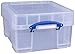 Produktbild Really Useful Box 3 x 18 Liter XL - 480 x 390 x 230 mm - transparent