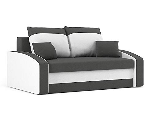 Sofini Sofa Hewlet mit Schlaffunktion! Best Sofa! 2- Sitzer Sofa! (Haiti 14+ Haiti 0) Cover