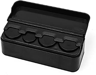 Car Coin Organiser, Coin Holder for Car, Car Coin Holder, Cup, Money Storage Dispenser with Most Car Truck Accessories RGs692 (Black, One Size)
