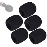 LeTradeJP マイクスポンジ 防風カバー 高密度マイクスポンジ 厚スポンジマイク防風カバー 雑音防止 防塵 防塵 繰り返す利用可 80*67mm内径40mm通用型 5個セット