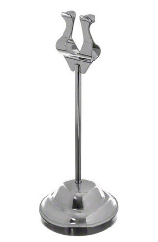 Tarjetero, carteles y soportes de mesa American Metalcraft HPCH6 plateado de 5,7 cm