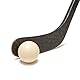 Hockey Revolution Schwedische Stickhandling Bälle – unlackiertes Hartholz No-Bounce Trainingsgerät – für Bodentropffähigkeiten, Dekes, Fälschungen und Ball-Handling-Bohrer 5cm 3er-Pack