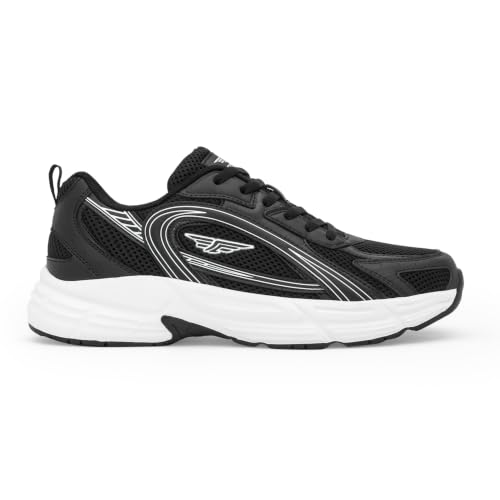 Image of Red Tape Men's Sneakers White Blue Mesh Pu Round Toe Lace-Up