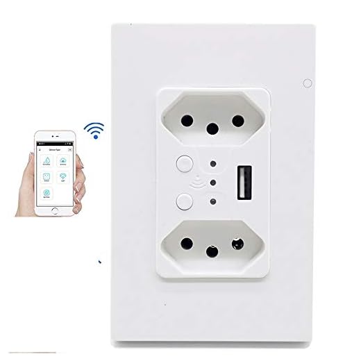 Tomada Dupla Inteligente com Entrada Usb Compatível com Alexa e Google Home