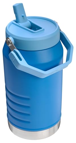 Image of Stanley IceFlow 2.0 Flip Straw Jug with Handle 64 oz | Twist On Lid and Flip Up Straw | Leakproof for Travel and Sports | Insulated Stainless Steel |BPA-Free | Azure